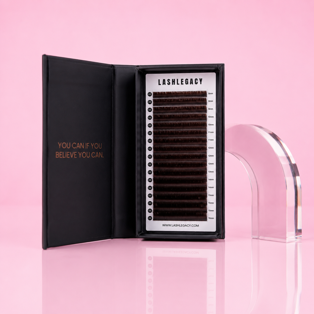 Dark Brown Easy Fan Volume Lashes