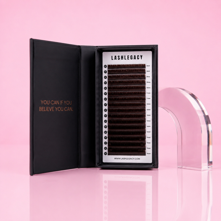 Dark Brown Easy Fan Volume Lashes
